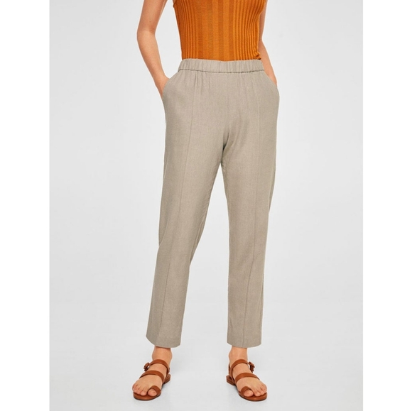 Mango Linen Beige Casual Suite - Picture 7 of 14